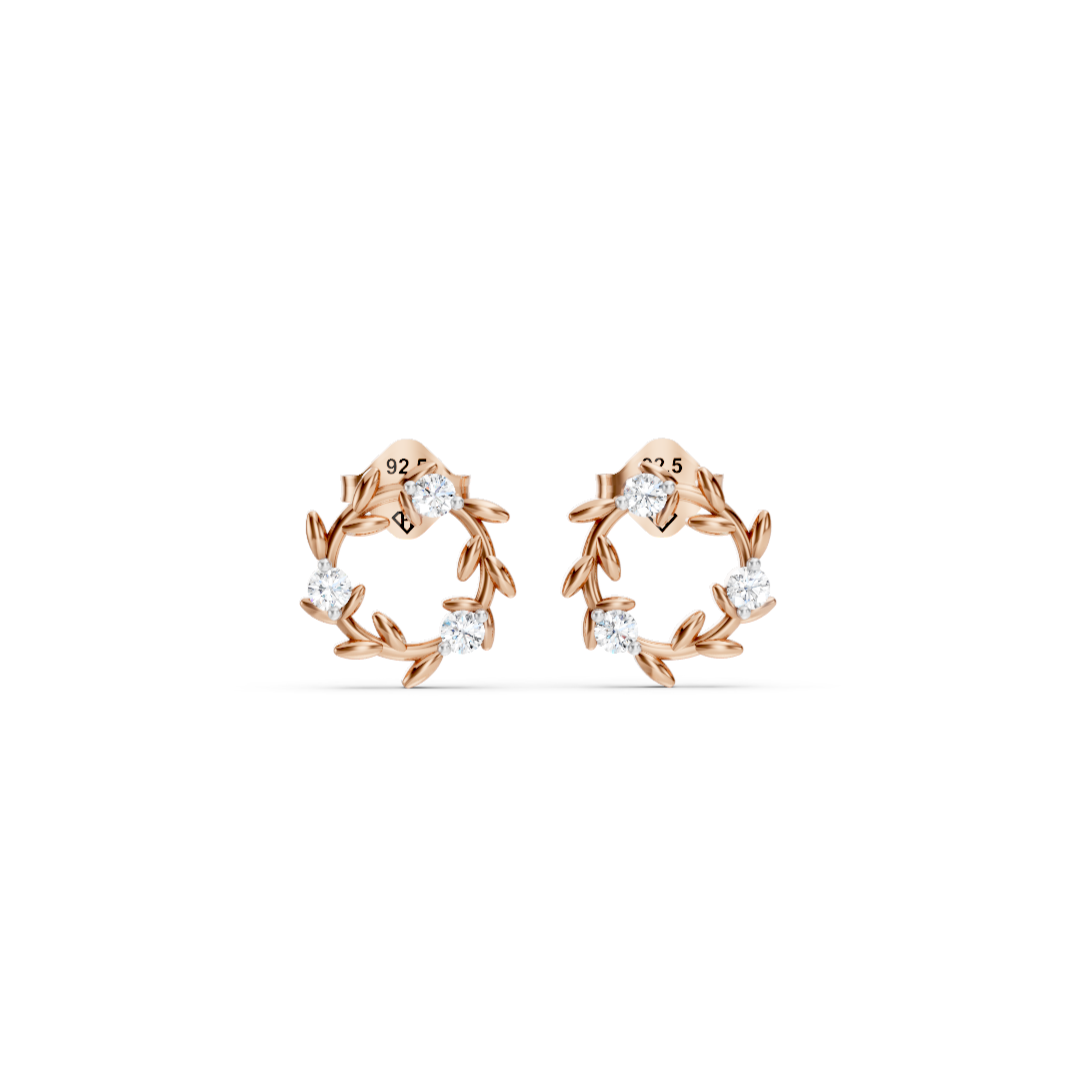Mini Wreath Earrings