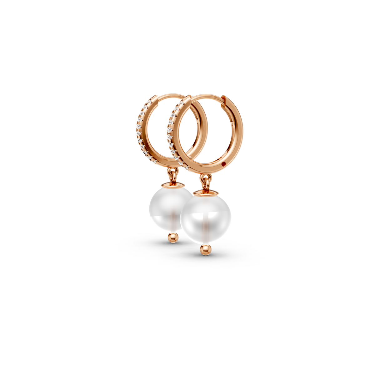 Mini Pearl Drop Earriing