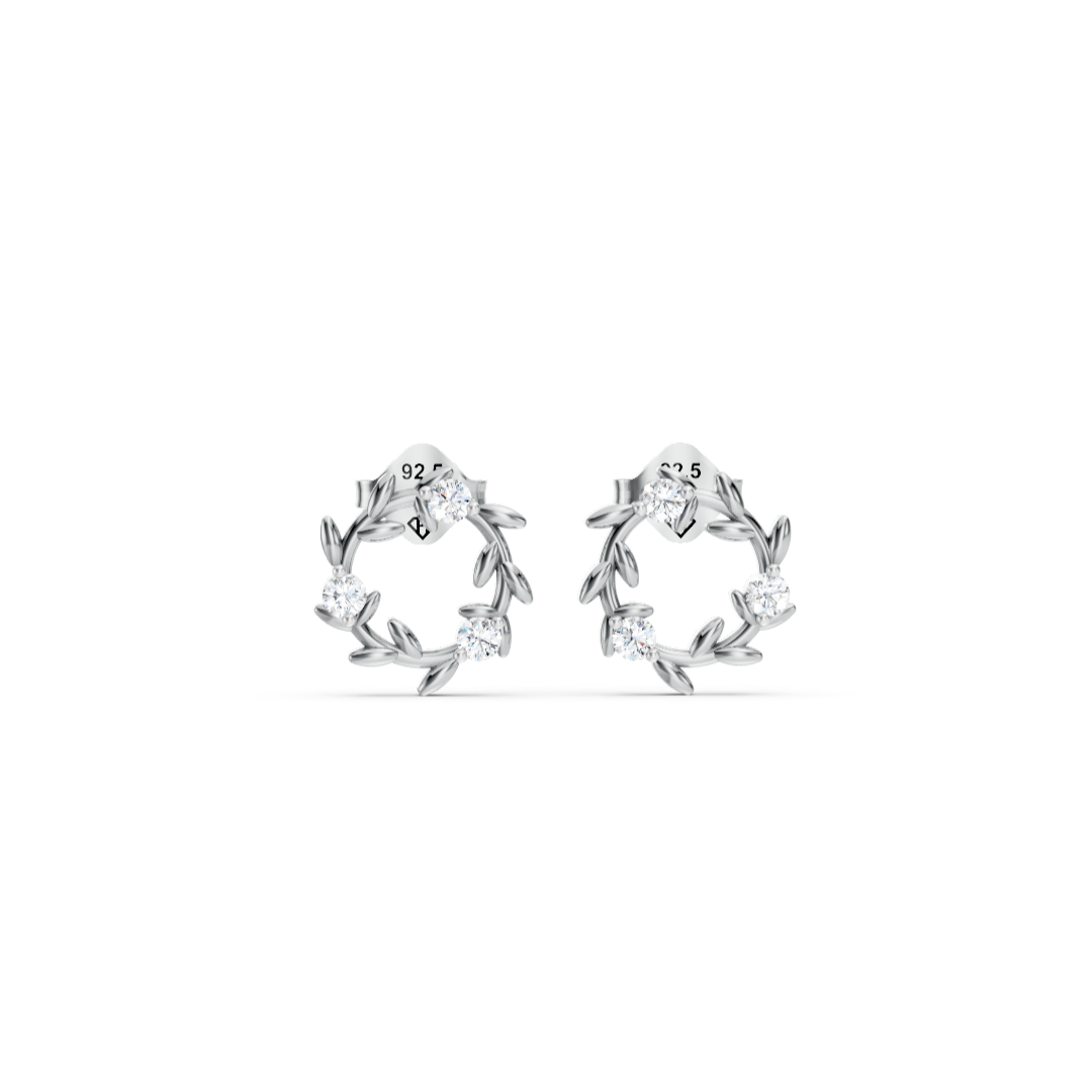 Mini Wreath Earrings