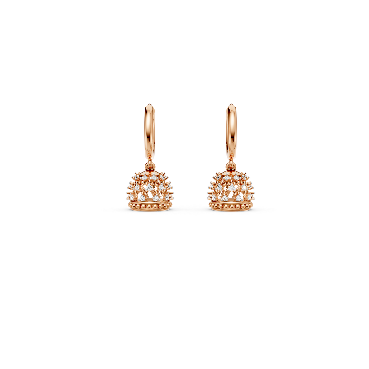 Mini Diamond Dangling Jhumka