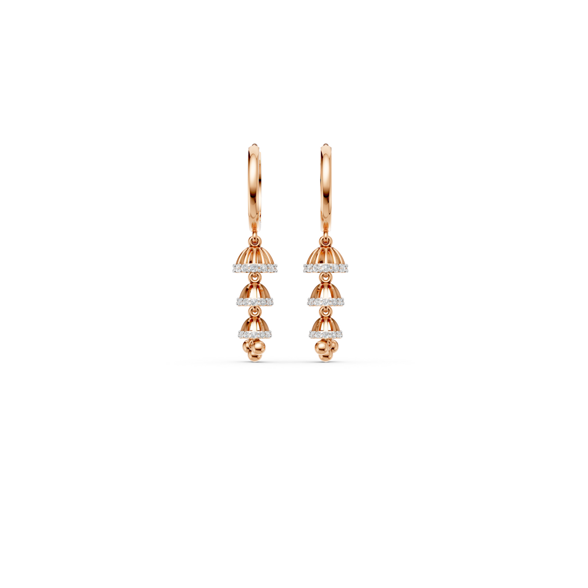 Three Layer Mini Jhumka