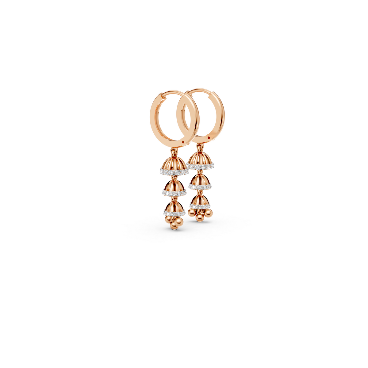 Three Layer Mini Jhumka