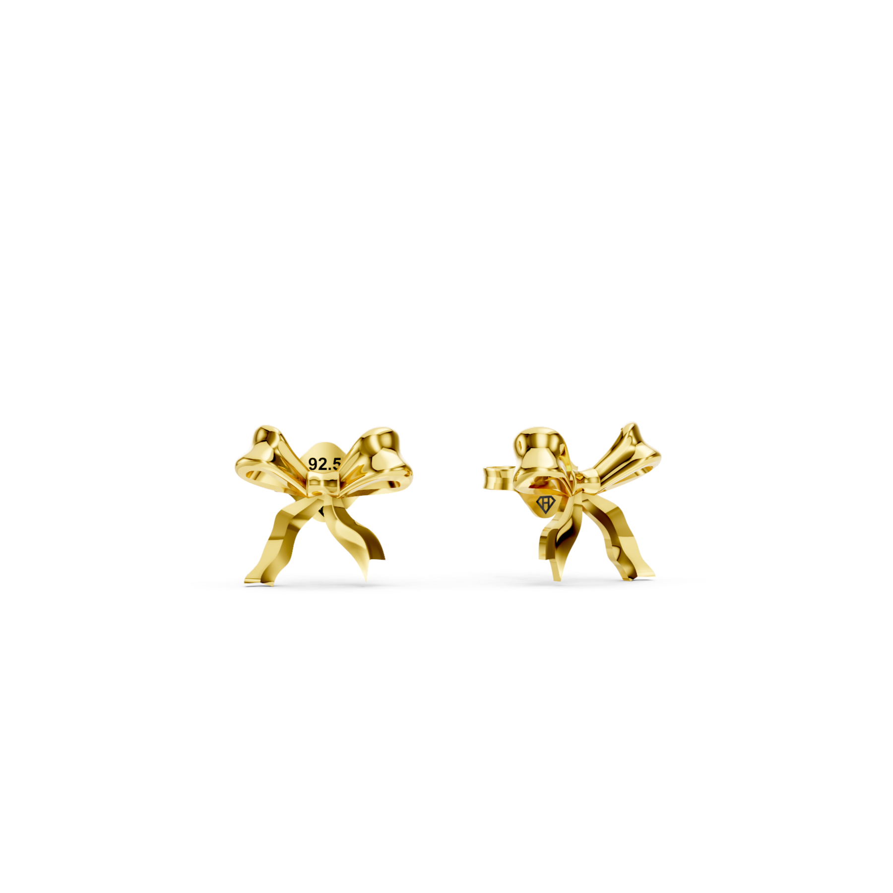 Golden Bow Earring