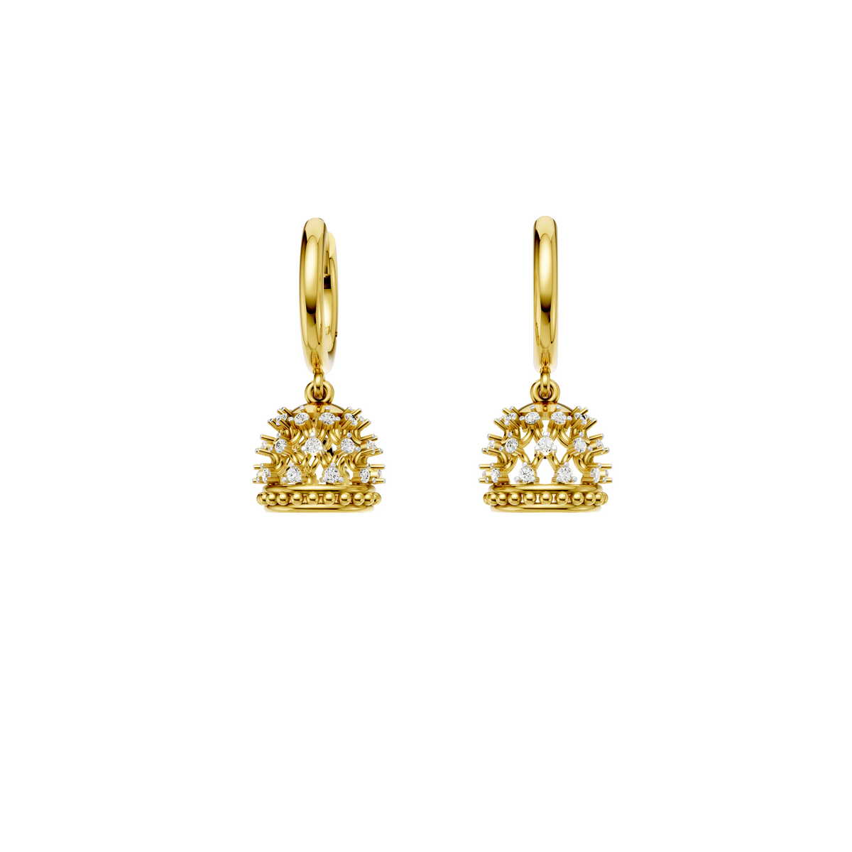 Mini Diamond Dangling Jhumka