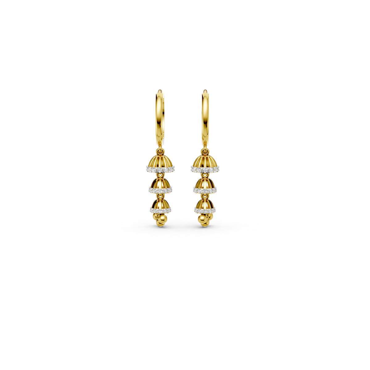 Three Layer Mini Jhumka