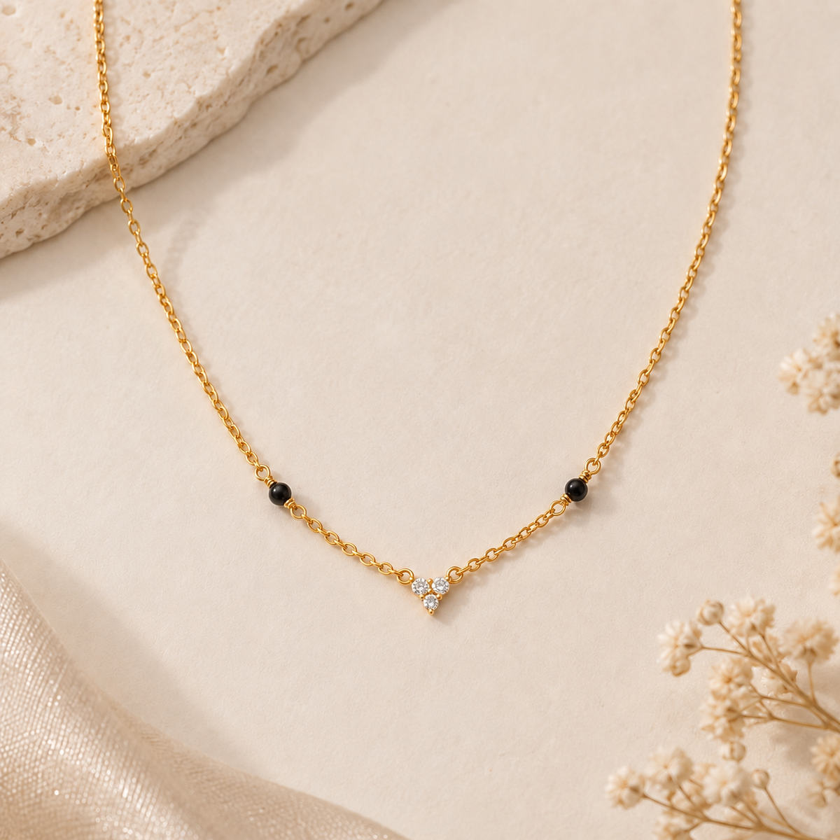 Diamond Trinity Mangalsutra
